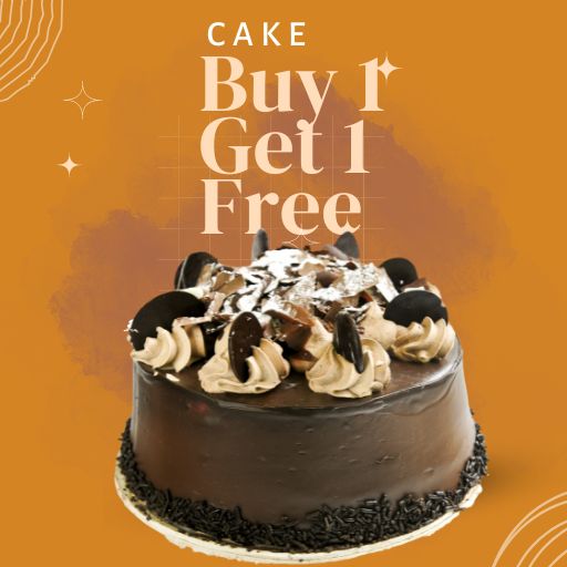 Cake: Buy 1 & Get 1Free